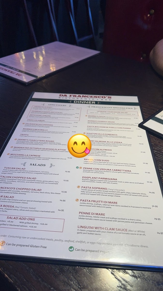 Da Francesco's Ristorante & Bar Menu-4